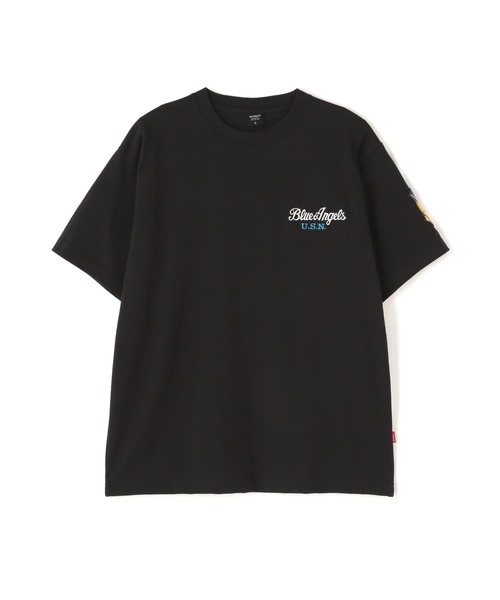 BLUE ANGELS EMBROIDERY SHORTSLEEVE T-SHIRT / ブルーエンジェルス エンブロイダリー Tシャツ / AVIREX / アヴィレックス（Tシャツ/カットソー）｜AVIREX（アヴィレックス）