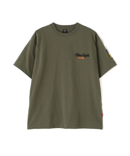 BLUE ANGELS EMBROIDERY SHORTSLEEVE T-SHIRT / ブルーエンジェルス エンブロイダリー Tシャツ / AVIREX / アヴィレックス（Tシャツ/カットソー）｜AVIREX（アヴィレックス）