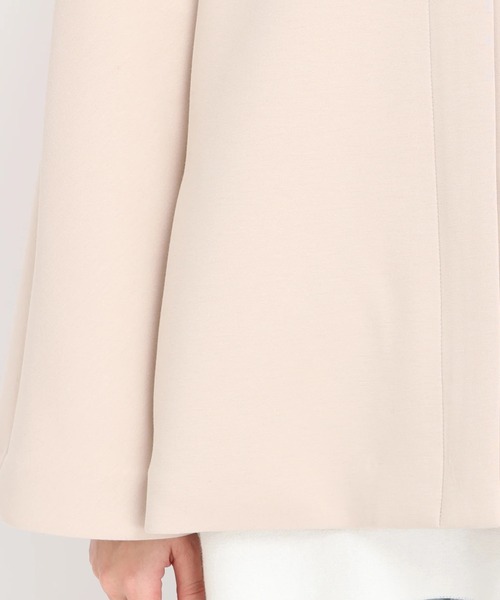 STRAWBERRY-FIELDS（ストロベリーフィールズ）の「コート（ノーカラーコート・レディース・グレー/ベージュ・2）」の10枚目の写真