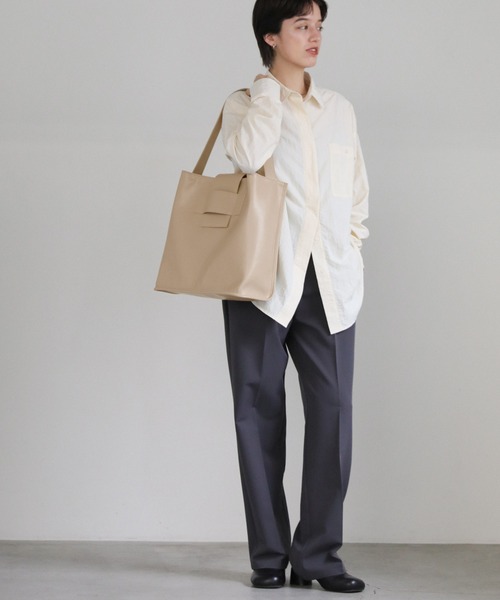 select MOCA（セレクトモカ）の「ビッグトートバッグ（トートバッグ・レディース・ベージュ/ブラック・FREE）」の17枚目の写真