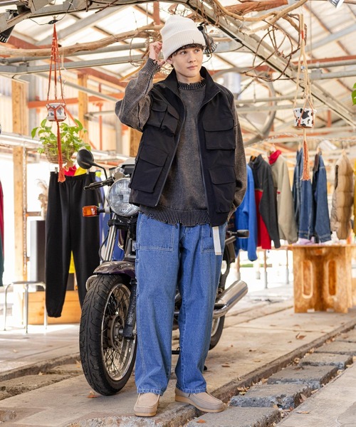 niko and...(ニコアンド)の「リップストップベスト(ベスト・メンズ・オフホワイト/ブラック・MEDIUM/LARGE)」の7枚目の写真