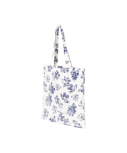 Francfranc（フランフラン）の「ロゴトート クラシックフラワー S ブルー（トートバッグ・レディース・ブルー・FREE）」の3枚目の写真