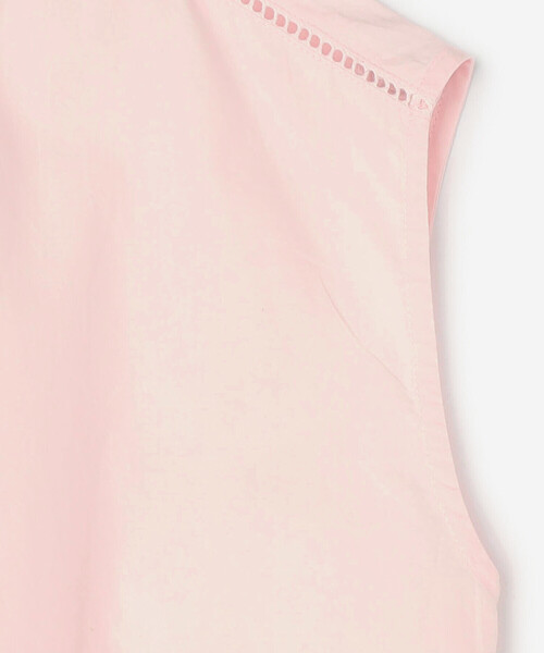 Bshop（ビショップ）の「INDIA INDUSTRY | ピンタックシャツワンピース WOMEN（シャツワンピース・レディース・ブラック/ピンク/オフホワイト・1）」の4枚目の写真