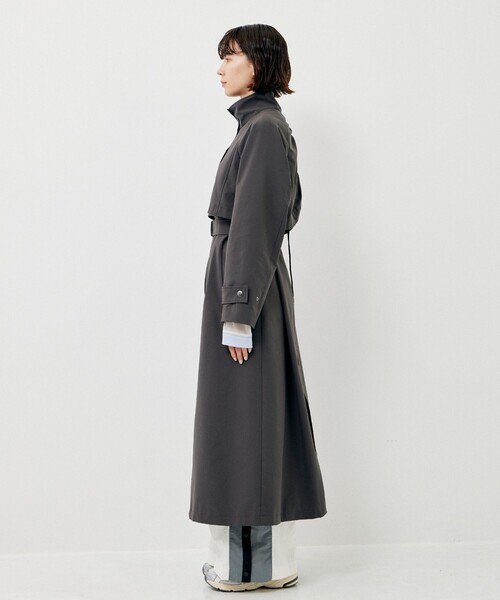 CITY TOKYO(シティトウキョウ)の「レナペスヨークスタンドスプリングコート(トレンチコート・レディース・ブラック/ダークグレー/ベージュ・1/2)」の13枚目の写真