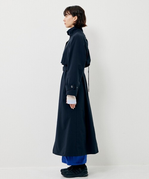 CITY TOKYO(シティトウキョウ)の「レナペスヨークスタンドスプリングコート(トレンチコート・レディース・ブラック/ダークグレー/ベージュ・1/2)」の19枚目の写真