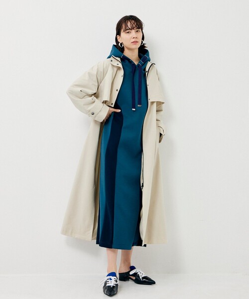 CITY TOKYO(シティトウキョウ)の「レナペスヨークスタンドスプリングコート(トレンチコート・レディース・ブラック/ダークグレー/ベージュ・1/2)」の21枚目の写真