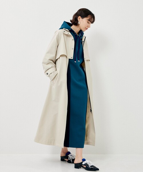 CITY TOKYO(シティトウキョウ)の「レナペスヨークスタンドスプリングコート(トレンチコート・レディース・ブラック/ダークグレー/ベージュ・1/2)」の22枚目の写真