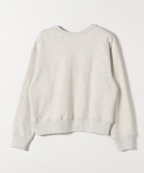 SHIPS any(シップス エニィ)の「【SHIPS any別注】THE KNiTS:〈洗濯機可能〉カレッジ ロゴ スウェット 24SS(スウェット・レディース・グレー/ナチュラル/ホワイト・ONE SIZE)」の4枚目の写真