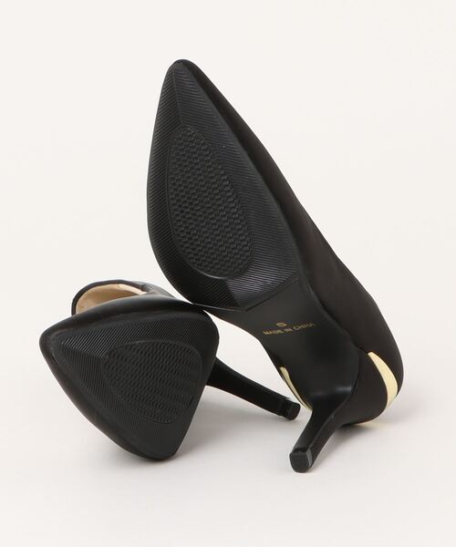 Miminy Piminy（ミミニー ピミニー）の「MiminyPiminy(ミミニーピミニー)9cmヒールポインテッドトゥプレーンパンプス（パンプス・レディース・ブラック/シルバー・S/M/L/LL）」の6枚目の写真