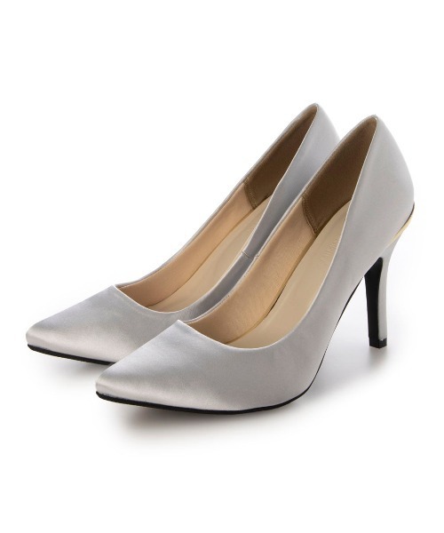 Miminy Piminy（ミミニー ピミニー）の「MiminyPiminy(ミミニーピミニー)9cmヒールポインテッドトゥプレーンパンプス（パンプス・レディース・ブラック/シルバー・S/M/L/LL）」の14枚目の写真