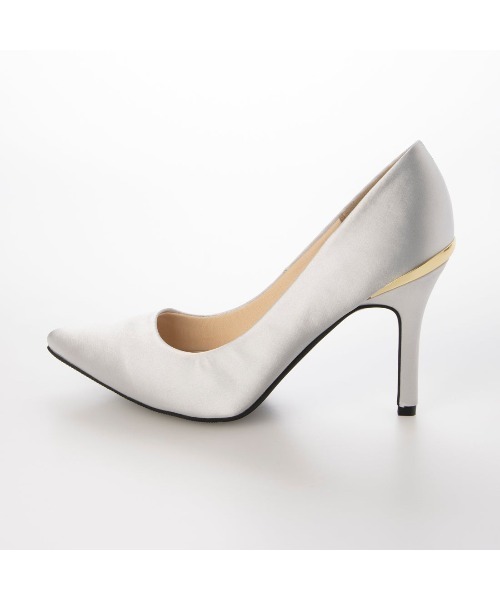 Miminy Piminy（ミミニー ピミニー）の「MiminyPiminy(ミミニーピミニー)9cmヒールポインテッドトゥプレーンパンプス（パンプス・レディース・ブラック/シルバー・S/M/L/LL）」の16枚目の写真