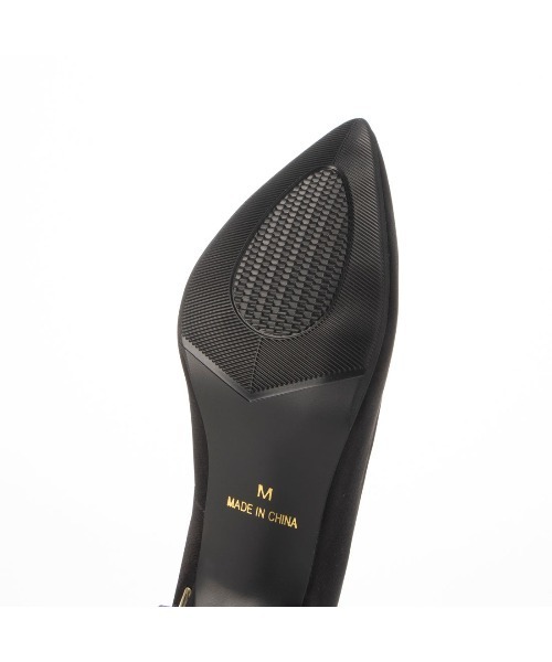 Miminy Piminy（ミミニー ピミニー）の「MiminyPiminy(ミミニーピミニー)9cmヒールポインテッドトゥプレーンパンプス（パンプス・レディース・ブラック/シルバー・S/M/L/LL）」の11枚目の写真