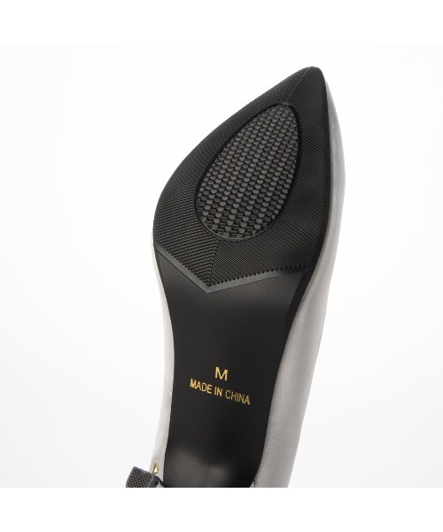 Miminy Piminy（ミミニー ピミニー）の「MiminyPiminy(ミミニーピミニー)9cmヒールポインテッドトゥプレーンパンプス（パンプス・レディース・ブラック/シルバー・S/M/L/LL）」の12枚目の写真