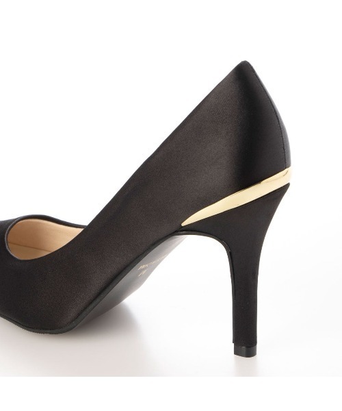 Miminy Piminy（ミミニー ピミニー）の「MiminyPiminy(ミミニーピミニー)9cmヒールポインテッドトゥプレーンパンプス（パンプス・レディース・ブラック/シルバー・S/M/L/LL）」の3枚目の写真