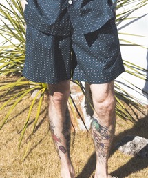 MR.OLIVE | FINE PATTERN COTTON / ONE TUCK SHORTS(その他パンツ)