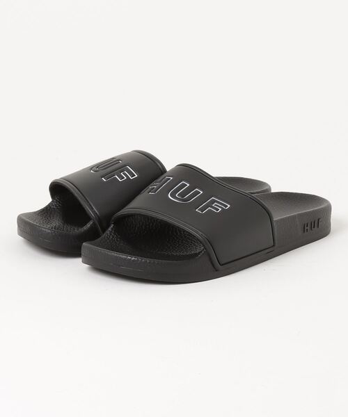 HUF（ハフ）の「HUF / ハフ HUF OG SLIDE スライド サンダル（サンダル・メンズ・ブラック・SMALL/MEDIUM/LARGE/X-LARGE）」の6枚目の写真