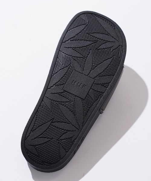 HUF（ハフ）の「HUF / ハフ HUF OG SLIDE スライド サンダル（サンダル・メンズ・ブラック・SMALL/MEDIUM/LARGE/X-LARGE）」の3枚目の写真