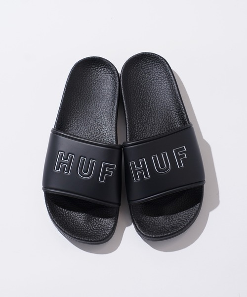 HUF（ハフ）の「HUF / ハフ HUF OG SLIDE スライド サンダル（サンダル・メンズ・ブラック・SMALL/MEDIUM/LARGE/X-LARGE）」の9枚目の写真