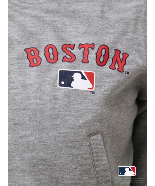 MLB(メジャーリーグベースボール)の「GYDA【MLB】ショートスウェットパーカー(パーカー・レディース・オフホワイト/グレー/ブラック・FREE)」の16枚目の写真