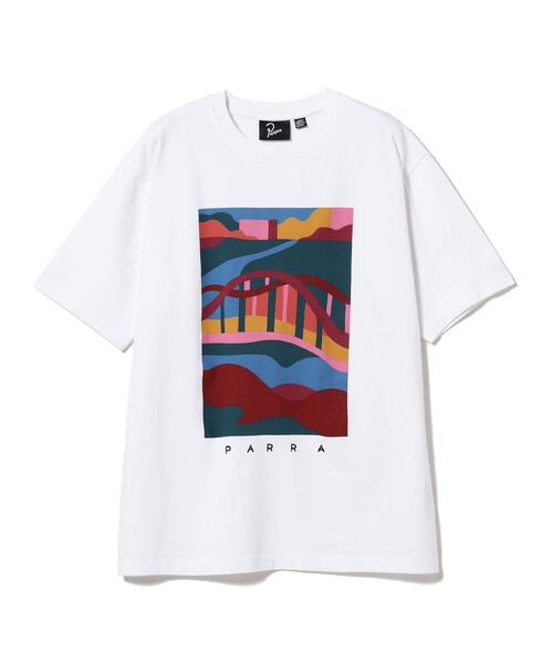 By Parra(バイパラ)の「by Parra / Nijmegen Trip T-shirt(Tシャツ/カットソー・メンズ・ホワイト・M/L/XL)」の2枚目の写真