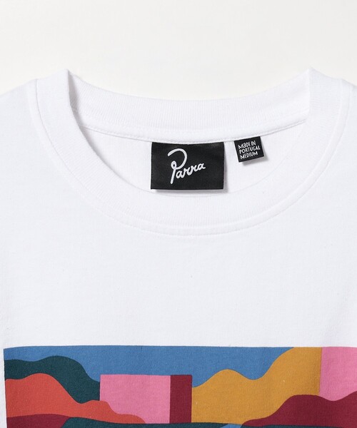 By Parra(バイパラ)の「by Parra / Nijmegen Trip T-shirt(Tシャツ/カットソー・メンズ・ホワイト・M/L/XL)」の3枚目の写真