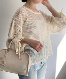 メッシュニットトップス【ZOZO限定商品】