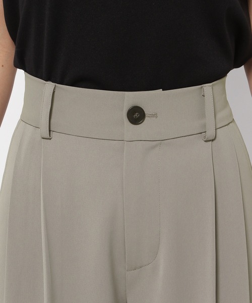 mysty woman（ミスティウーマン）の「［追加1］ビシルエットテーパードパンツ 111385（スラックス・レディース・グレー/ブラック/アイボリー/ライトグリーン・SMALL/MEDIUM）」の13枚目の写真