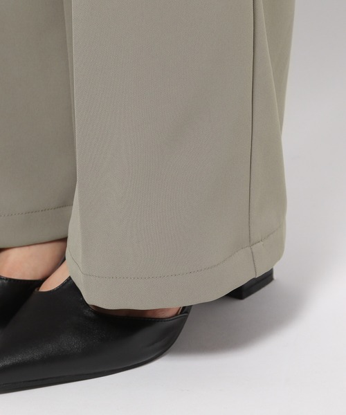 mysty woman（ミスティウーマン）の「［追加1］ビシルエットテーパードパンツ 111385（スラックス・レディース・グレー/ブラック/アイボリー/ライトグリーン・SMALL/MEDIUM）」の16枚目の写真