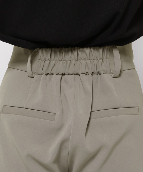 mysty woman（ミスティウーマン）の「［追加1］ビシルエットテーパードパンツ 111385（スラックス・レディース・グレー/ブラック/アイボリー/ライトグリーン・SMALL/MEDIUM）」の15枚目の写真