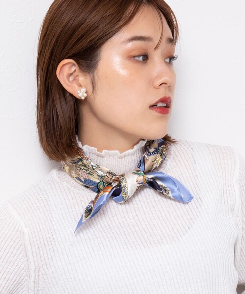 NOLLEY’S Sophi(ノーリーズソフィ)の「パールパールイヤリング(イヤリング・レディース・オフホワイト・FREE)」の4枚目の写真