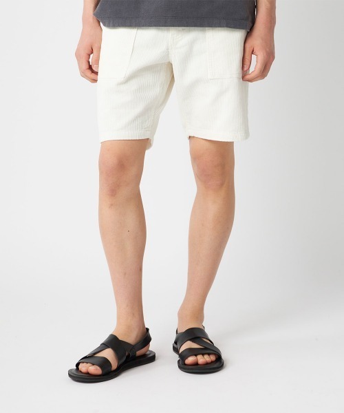 Ocean Pacific（オーシャンパシフィック）の「【OP/オーピー】コーデュロイベイカーパンツ  ショートパンツ（その他パンツ・メンズ・コーラル/ネイビー/グリーン/オフホワイト・LARGE/MEDIUM/X-LARGE）」の2枚目の写真