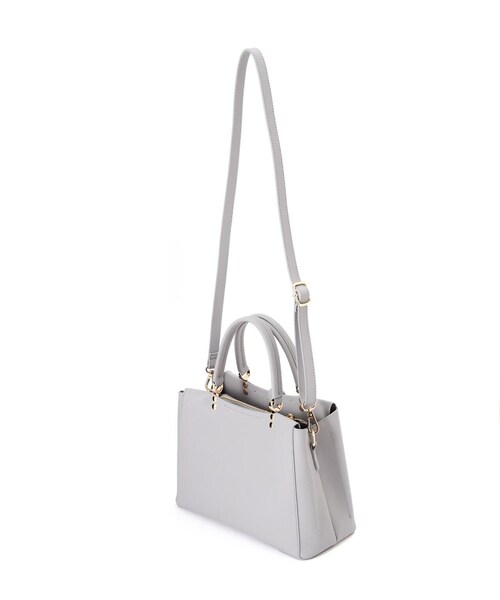 EDIT COLOGNE（エディットコロン）の「オーバルモチーフトートバッグ（トートバッグ・レディース・ブラック/グレー/ベージュ・ﾌﾘ-）」の10枚目の写真