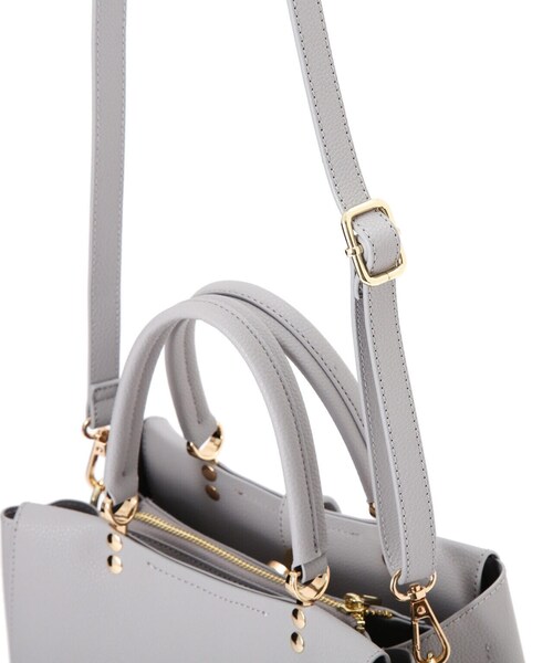 EDIT COLOGNE（エディットコロン）の「オーバルモチーフトートバッグ（トートバッグ・レディース・ブラック/グレー/ベージュ・ﾌﾘ-）」の12枚目の写真