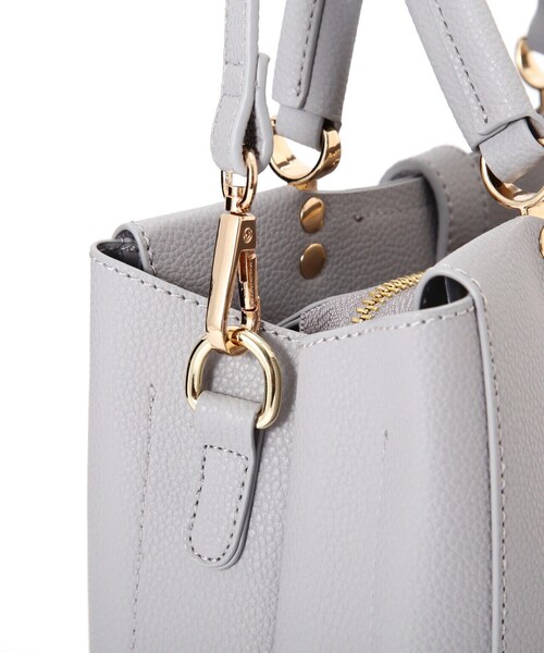 EDIT COLOGNE（エディットコロン）の「オーバルモチーフトートバッグ（トートバッグ・レディース・ブラック/グレー/ベージュ・ﾌﾘ-）」の13枚目の写真