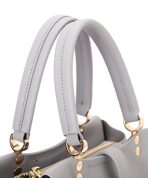 EDIT COLOGNE（エディットコロン）の「オーバルモチーフトートバッグ（トートバッグ・レディース・ブラック/グレー/ベージュ・ﾌﾘ-）」の15枚目の写真