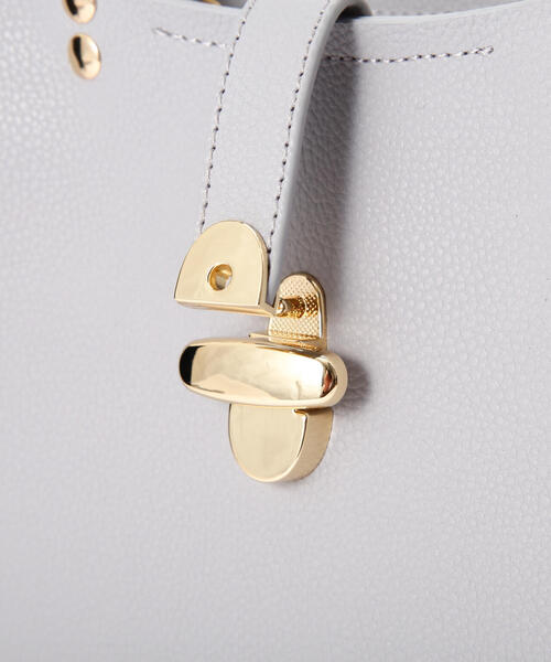 EDIT COLOGNE（エディットコロン）の「オーバルモチーフトートバッグ（トートバッグ・レディース・ブラック/グレー/ベージュ・ﾌﾘ-）」の17枚目の写真