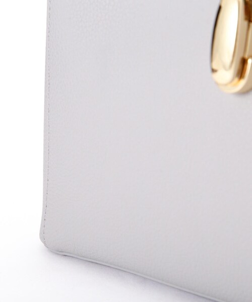 EDIT COLOGNE（エディットコロン）の「オーバルモチーフトートバッグ（トートバッグ・レディース・ブラック/グレー/ベージュ・ﾌﾘ-）」の19枚目の写真