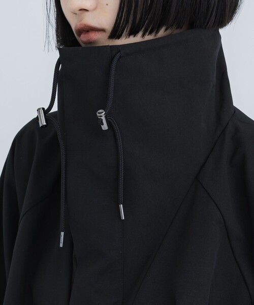 VACHEMENT(ヴァシュモン)の「【VACHEMENT/ヴァシュモン】リサイクルシェルタフタショートコート(ブルゾン・レディース・ベージュ/ブラック・FREE)」の20枚目の写真