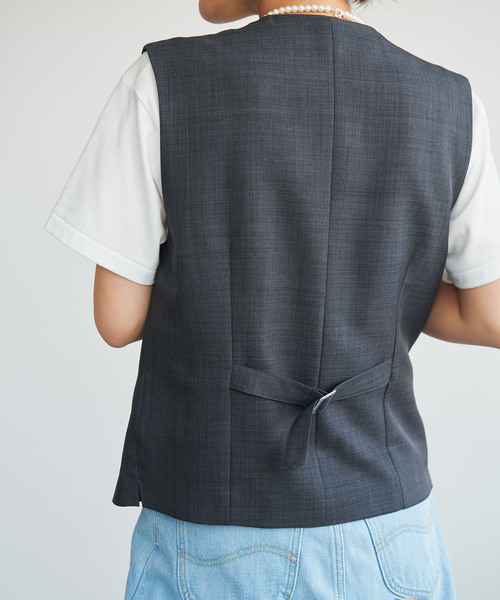 OUTDOOR PRODUCTS Usual Things(アウトドアプロダクツユージュアルシングス)の「ベスト(ベスト・レディース・グレー/ネイビー・FREE)」の13枚目の写真