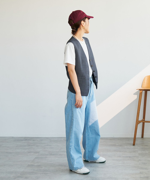 OUTDOOR PRODUCTS Usual Things(アウトドアプロダクツユージュアルシングス)の「ベスト(ベスト・レディース・グレー/ネイビー・FREE)」の19枚目の写真