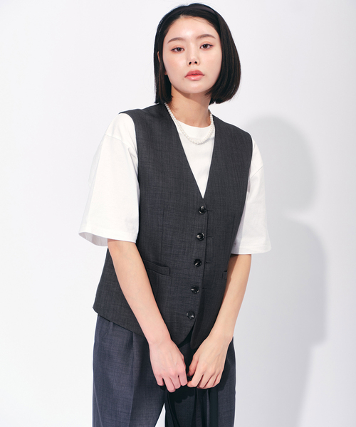 OUTDOOR PRODUCTS Usual Things(アウトドアプロダクツユージュアルシングス)の「ベスト(ベスト・レディース・グレー/ネイビー・FREE)」の20枚目の写真