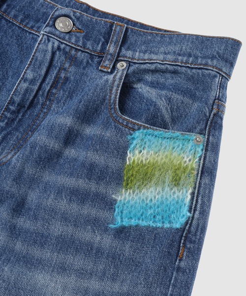 MARNI（マルニ）の「MOHAIR PACTHED / コットンデニム（デニム