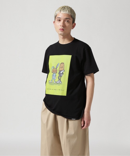 ROYAL FLASH(ロイヤルフラッシュ)の「【GUERNIKA × 準組 / ゲルニカ 】PRINT T-SHIRT(Tシャツ/カットソー・メンズ・ブラック/ホワイト・XL/M/L)」の2枚目の写真