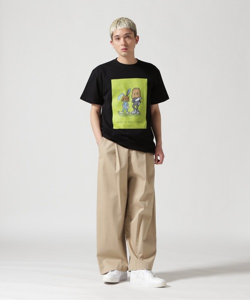 ROYAL FLASH(ロイヤルフラッシュ)の「【GUERNIKA × 準組 / ゲルニカ 】PRINT T-SHIRT(Tシャツ/カットソー・メンズ・ブラック/ホワイト・XL/M/L)」の7枚目の写真