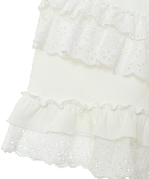 Candy Stripper(キャンディストリッパー)の「PRECOCIOUS FRILL ショーツ(その他パンツ・レディース・ブラック/アイボリー・2)」の13枚目の写真