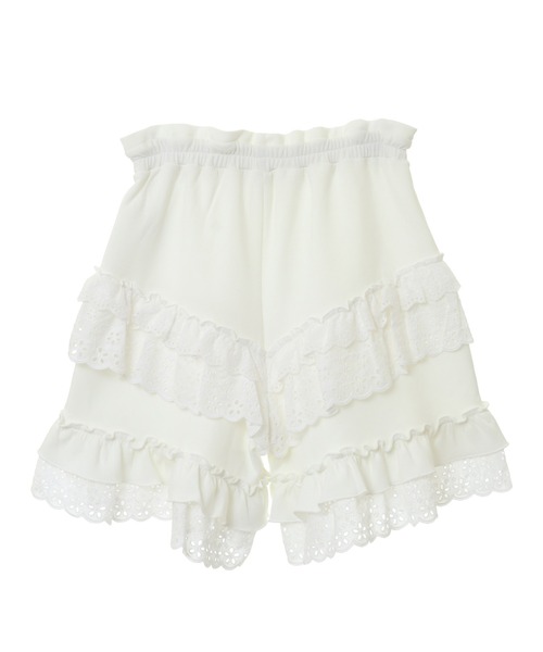 Candy Stripper(キャンディストリッパー)の「PRECOCIOUS FRILL ショーツ(その他パンツ・レディース・ブラック/アイボリー・2)」の14枚目の写真