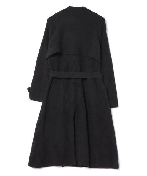 esutoreja（エストレジャ）の「ロングニットカーディガン（カーディガン/ボレロ・レディース・ブラック/ベージュ・FREE）」の7枚目の写真