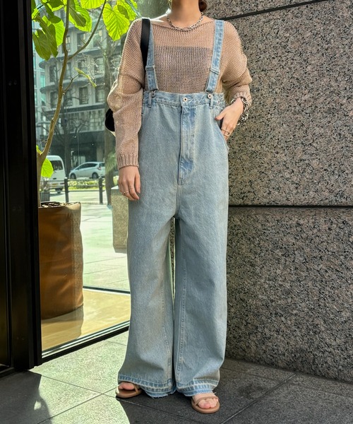 DouDou(ドゥドゥ)の「【真夏にも着られる!】メッシュルーズニット(ニット/セーター・レディース・ベージュ/オフホワイト/ピンク・FREE)」の7枚目の写真