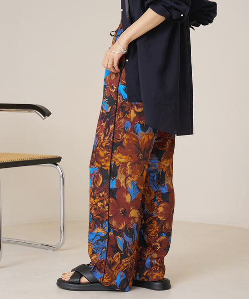 IENA（イエナ）の「アートフラワー リラックスパンツ（その他パンツ