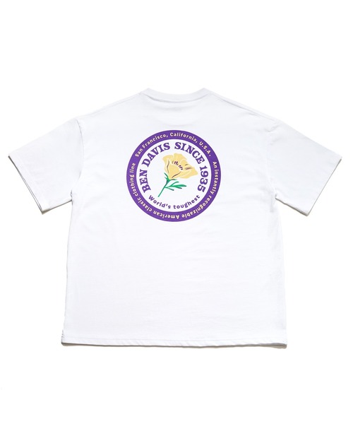 BEN DAVIS(ベンデイビス)の「《BEN DAVIS》 LADIES PRINT TEE/抗菌防臭(Tシャツ/カットソー・レディース・ライトパープル/ホワイト・FREE)」の1枚目の写真